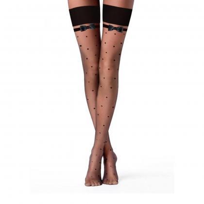 Very Sexy Polka-dot Stockings For Women Multi..