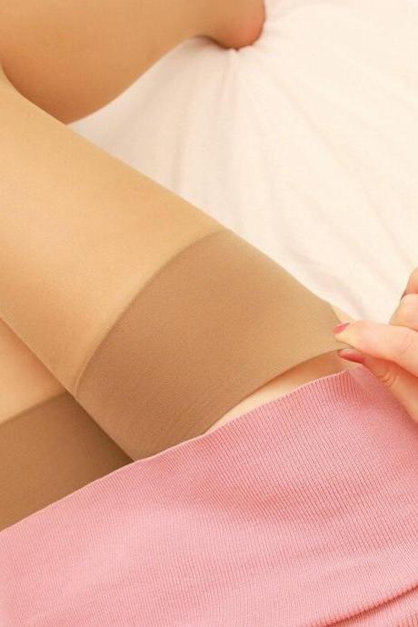Long and thin multicolored nylon stockings for women / Vintage type garter belt nylon stockings / High-end stockings Blue Pink Green Gray Sexy